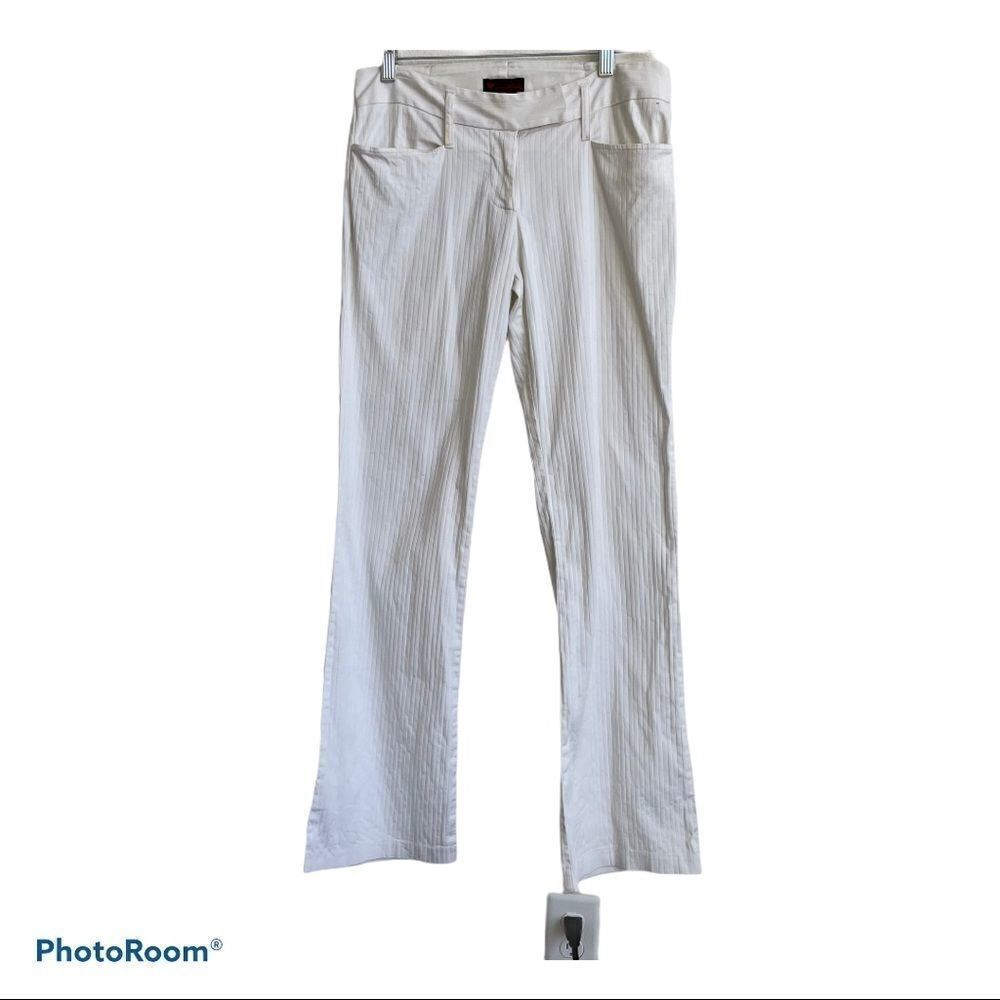 First Kiss White Cotton Pants, Junior Size 7‎